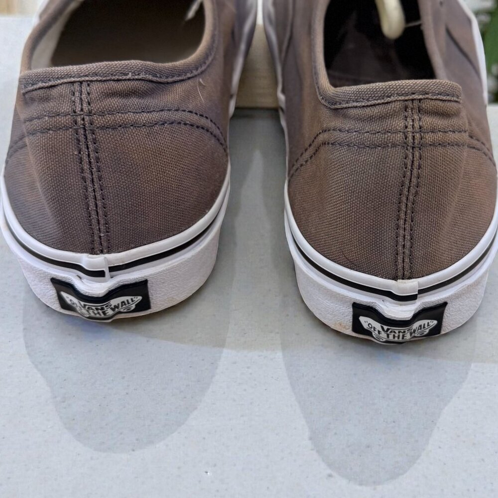 Vans Women's Size 6.5 Lace Up Canvas Sneakers Gray - Picture 8 of 11